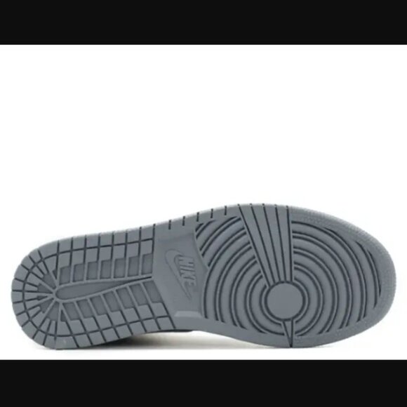 Nike Air Air Jordan 1 Retro Mid Jordans Shade Cool Grey Size 6.5 Y - Picture 5 of 15